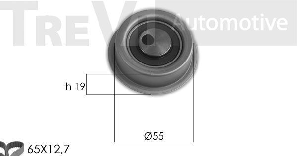 TREVI AUTOMOTIVE Hammasrihma komplekt KD1432